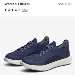 New Without tags Women’s Black All Birds Risers size 10.